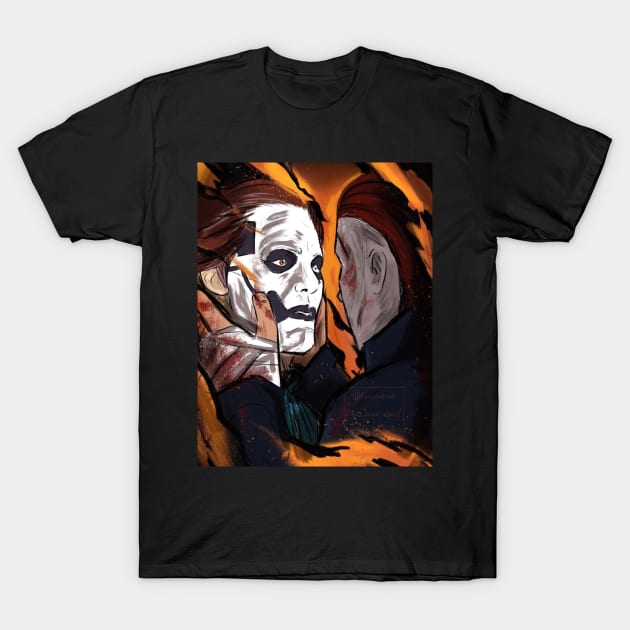 Burn with me T-Shirt by Ryuzato